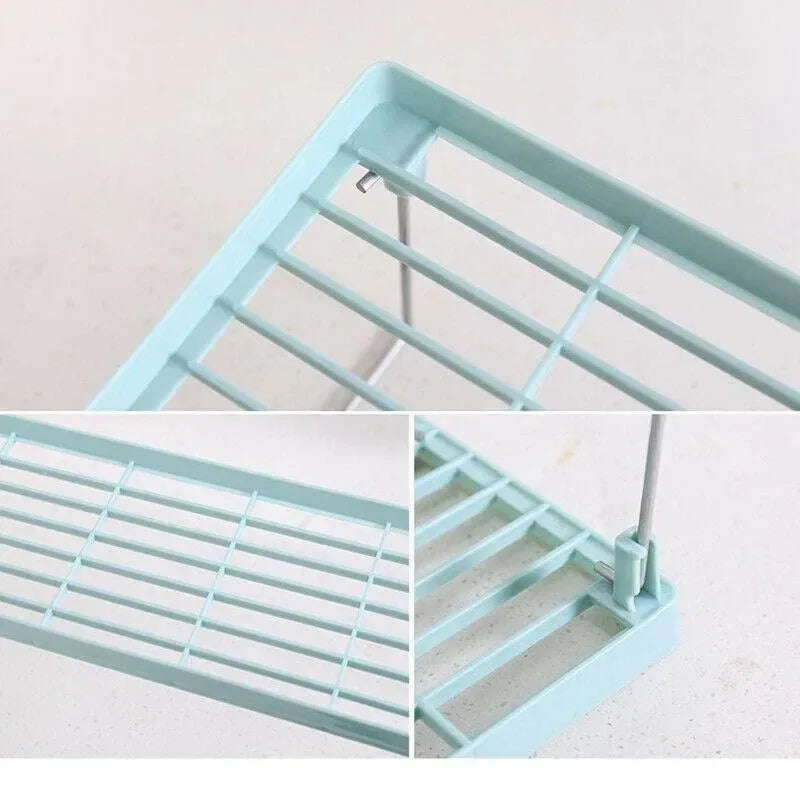 Foldable Space-Saving Kitchen Organizer Shelf