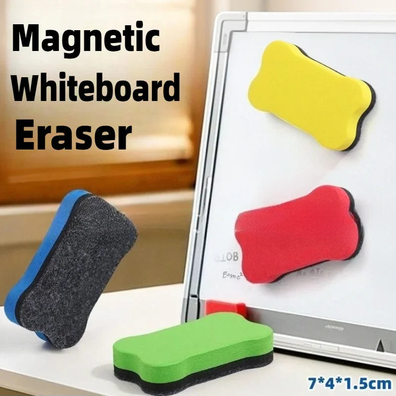 Magnetic Bone-Shaped Whiteboard Erasers for School and Office