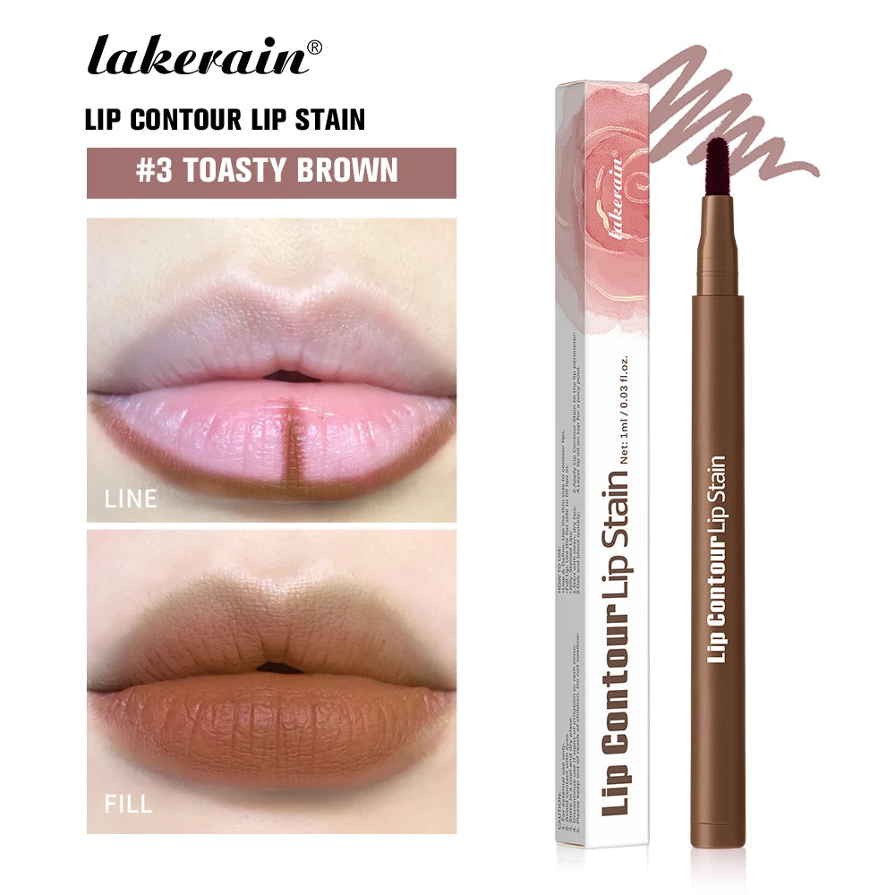 Waterproof Ballpoint Felt Tip Lip Liner Stain