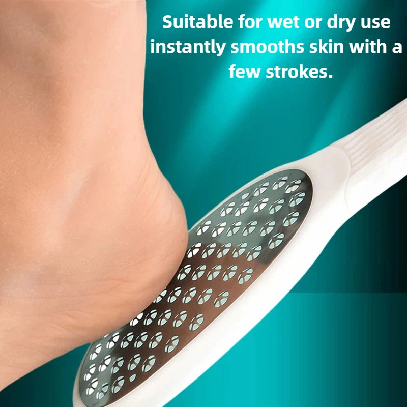 Professional Stainless Steel Foot File for Cracked Heels and Calluses