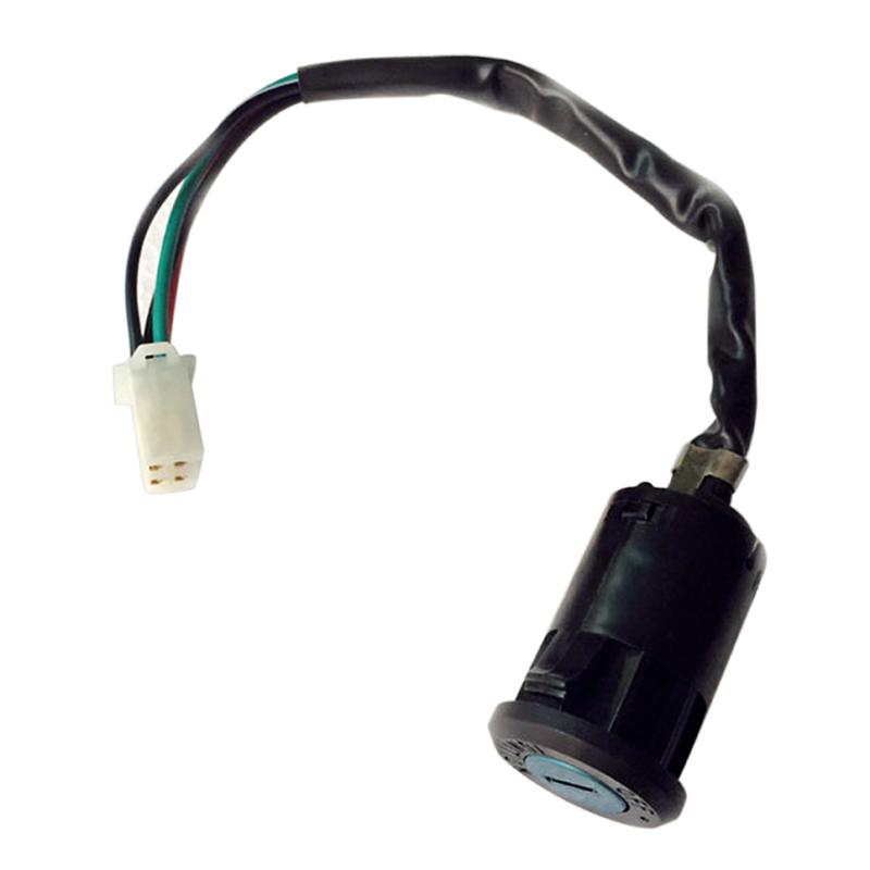 Universal 4-Wire Ignition Switch with Keys for ATV and Dirt Bikes - 14