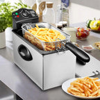 Professional Electric Countertop Deep Fryer for Crispy Snacks