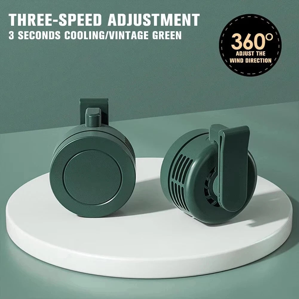 Portable Waist Clip Cooling Fan for Outdoor Activities