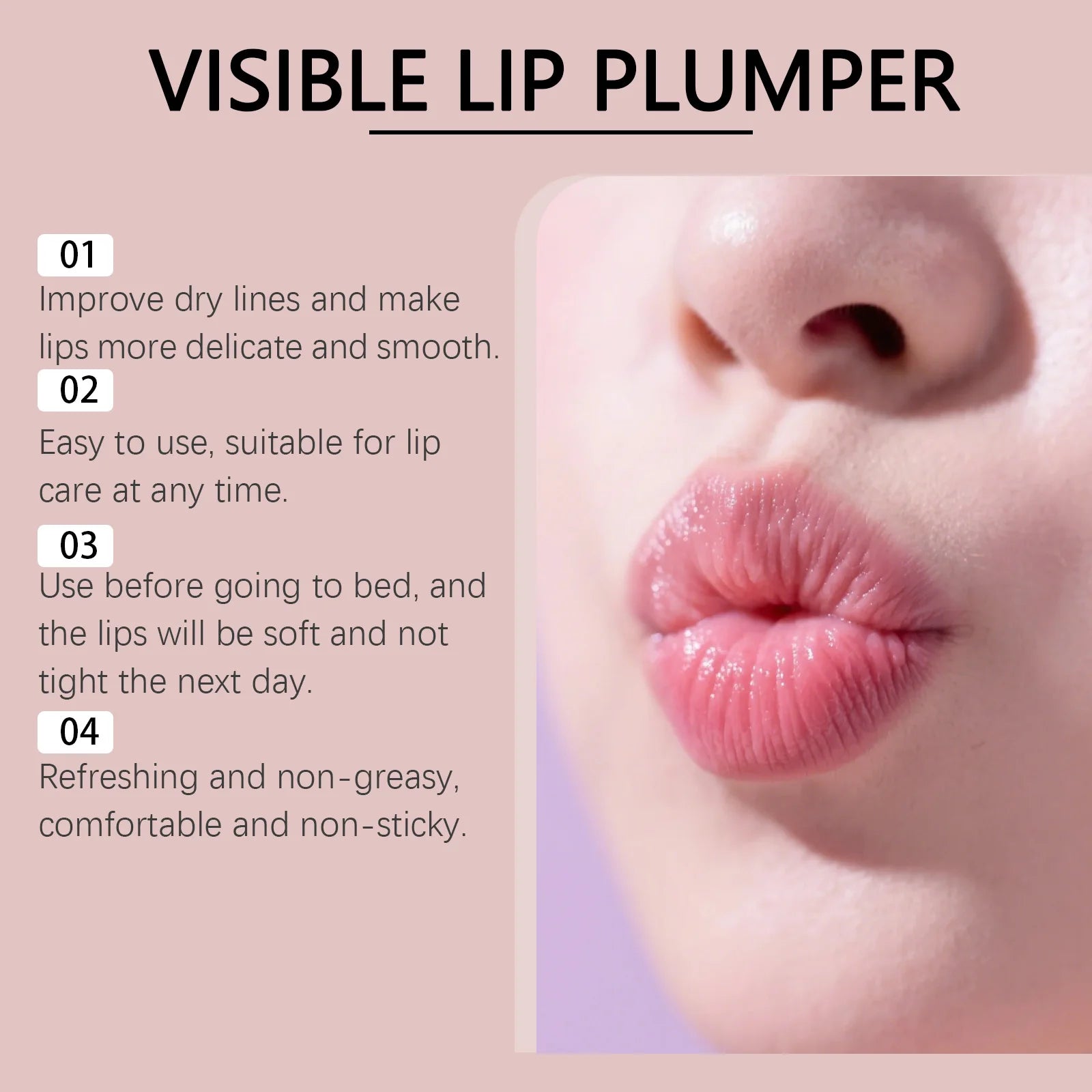 Hydrating Lip Plumper Serum for Smooth and Full Lips - 10