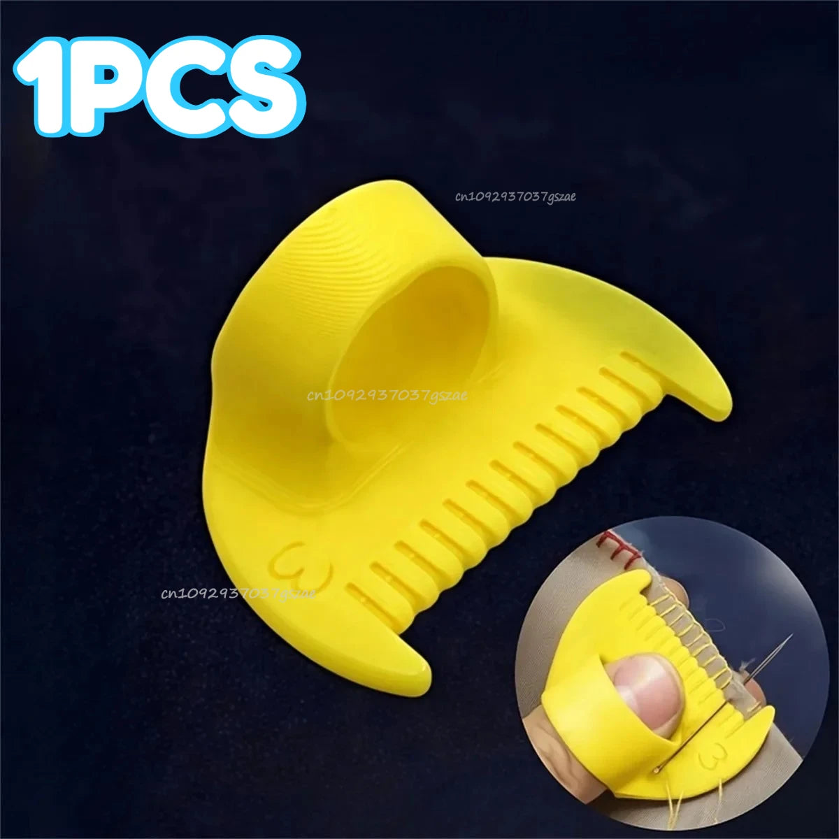 Adjustable Finger Thimble Sewing Guide Tool - 15
