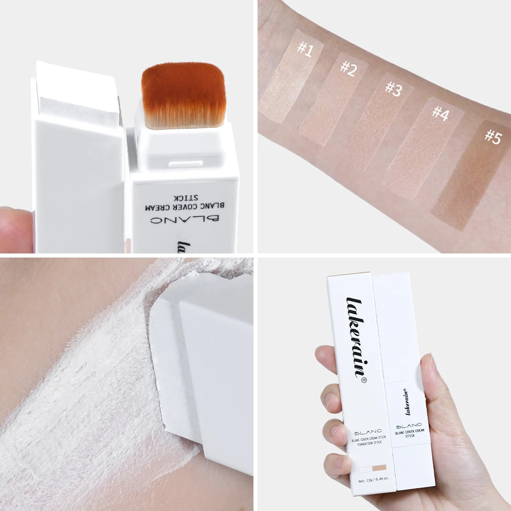Color-Changing Foundation Stick with Built-in Brush