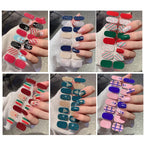 Christmas Snowflake Gel Nail Art Stickers