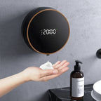 Automatic Touchless Foam Soap Dispenser with Temperature Display