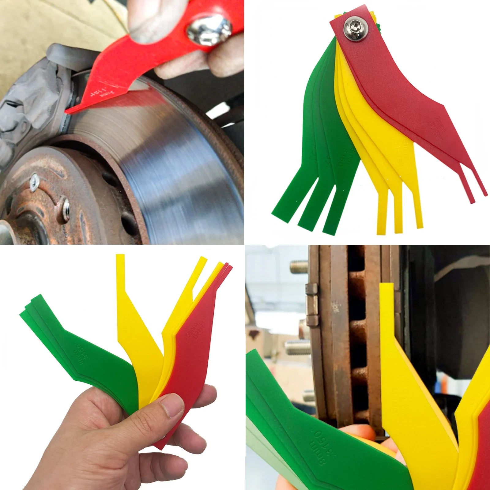 Automotive Brake Pad Thickness Gauge Diagnostic Tool - 2