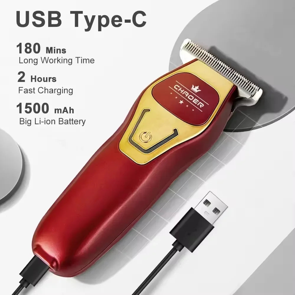 Professional Rechargeable Cordless Hair and Beard Trimmer
