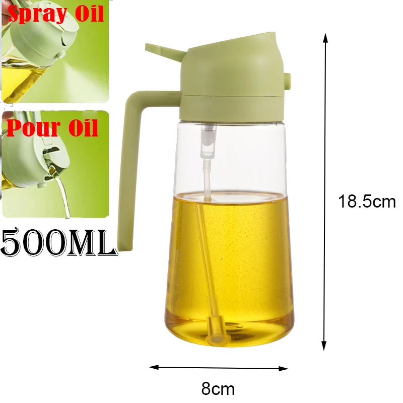 2-in-1 Kitchen Oil Spray and Pour Dispenser