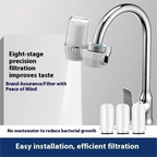 Universal Faucet Mounted Kitchen Water Purifier Filter