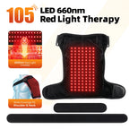 Red Light Heated Shoulder Massage Wrap for Pain Relief