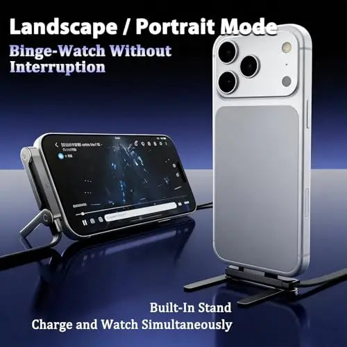 Fast Charging Cable with Integrated Phone Stand - 10