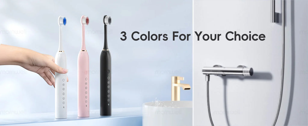 Portable Water Flosser and Sonic Electric Toothbrush Combo Set