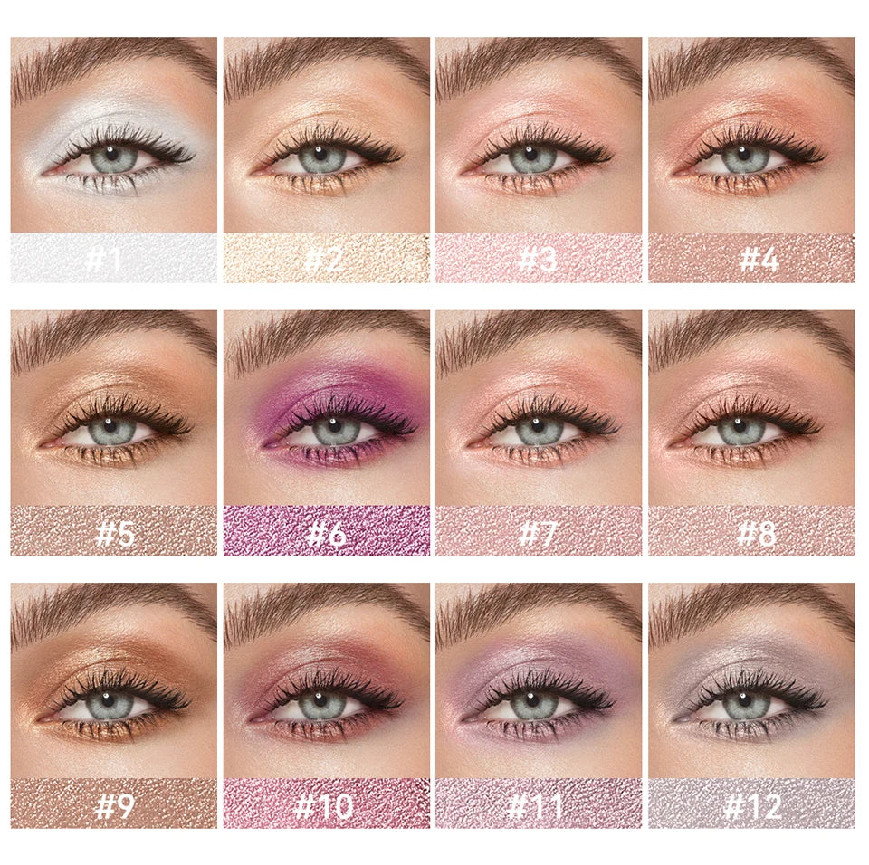 Waterproof Smudge-Proof Shimmer Eyeshadow Stick