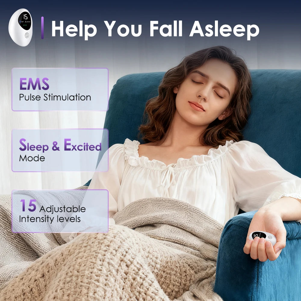 Microcurrent Handheld Sleep Aid Device for Stress and Anxiety Relief - 8