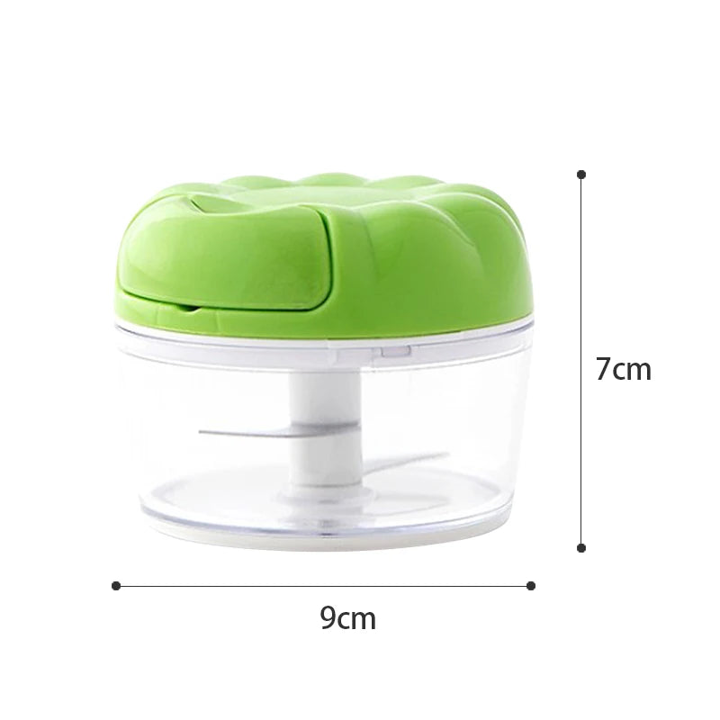 Manual Hand-Pull Vegetable Chopper and Garlic Grinder