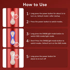 Electric Scalp Vibration Massage Comb with Red Light Therapy