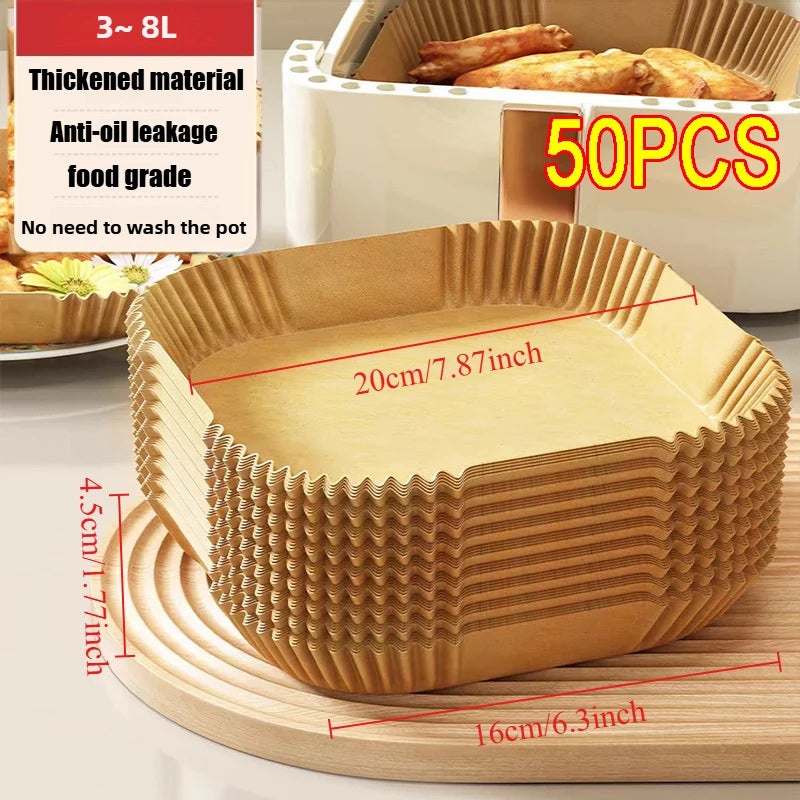 Disposable Parchment Paper Liners for Air Fryer - 17