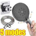 5-Mode Handheld High-Pressure Shower Head Set