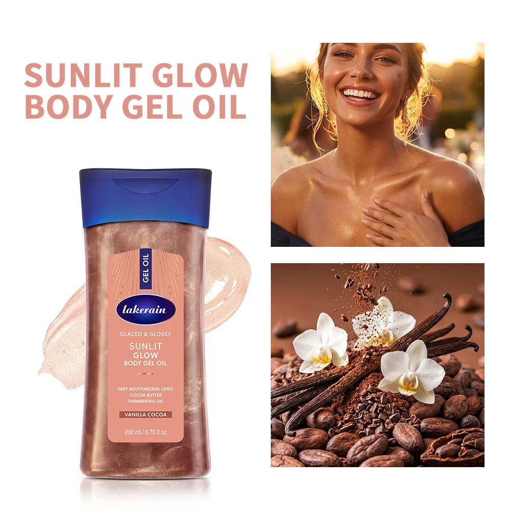 Radiant Hydrating Body Gel Oil for Glowing Skin - 24