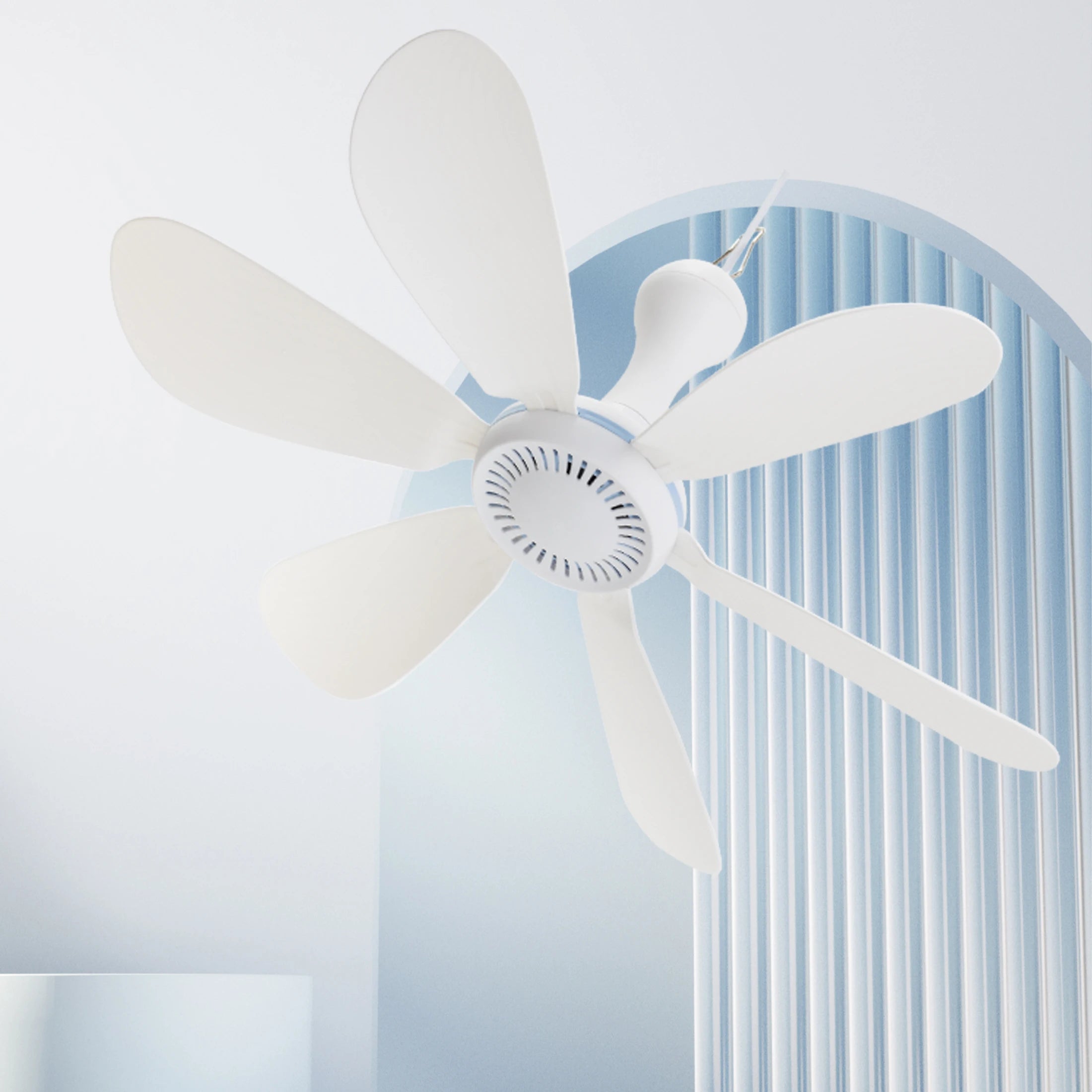 Portable USB Hanging Ceiling Fan for Camping and Dorms - 3