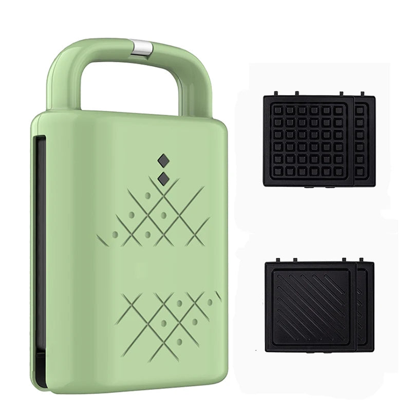 Multifunction Electric Sandwich and Waffle Maker - 11