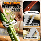 3-in-1 Multifunction Vegetable Peeler and Kitchen Tool