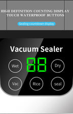 Automatic Food Vacuum Sealer Machine with Touch Display