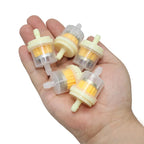 10-Piece Inline Gasoline Fuel Filter Set for Motorcycles and ATVs