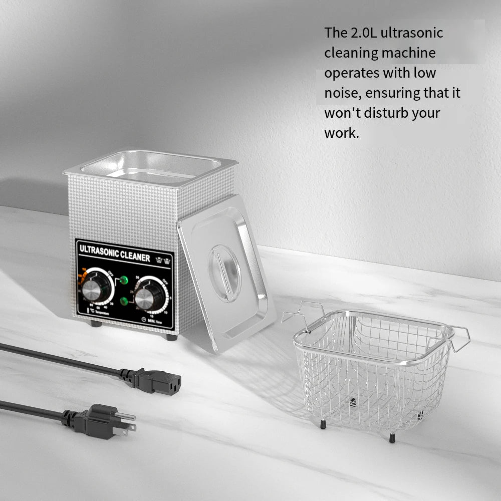 2L Professional Ultrasonic Jewelry and Parts Cleaner
