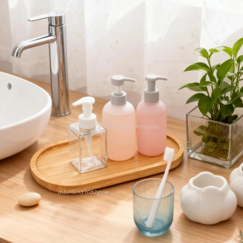 Multifunctional Bamboo Oval Tray Set