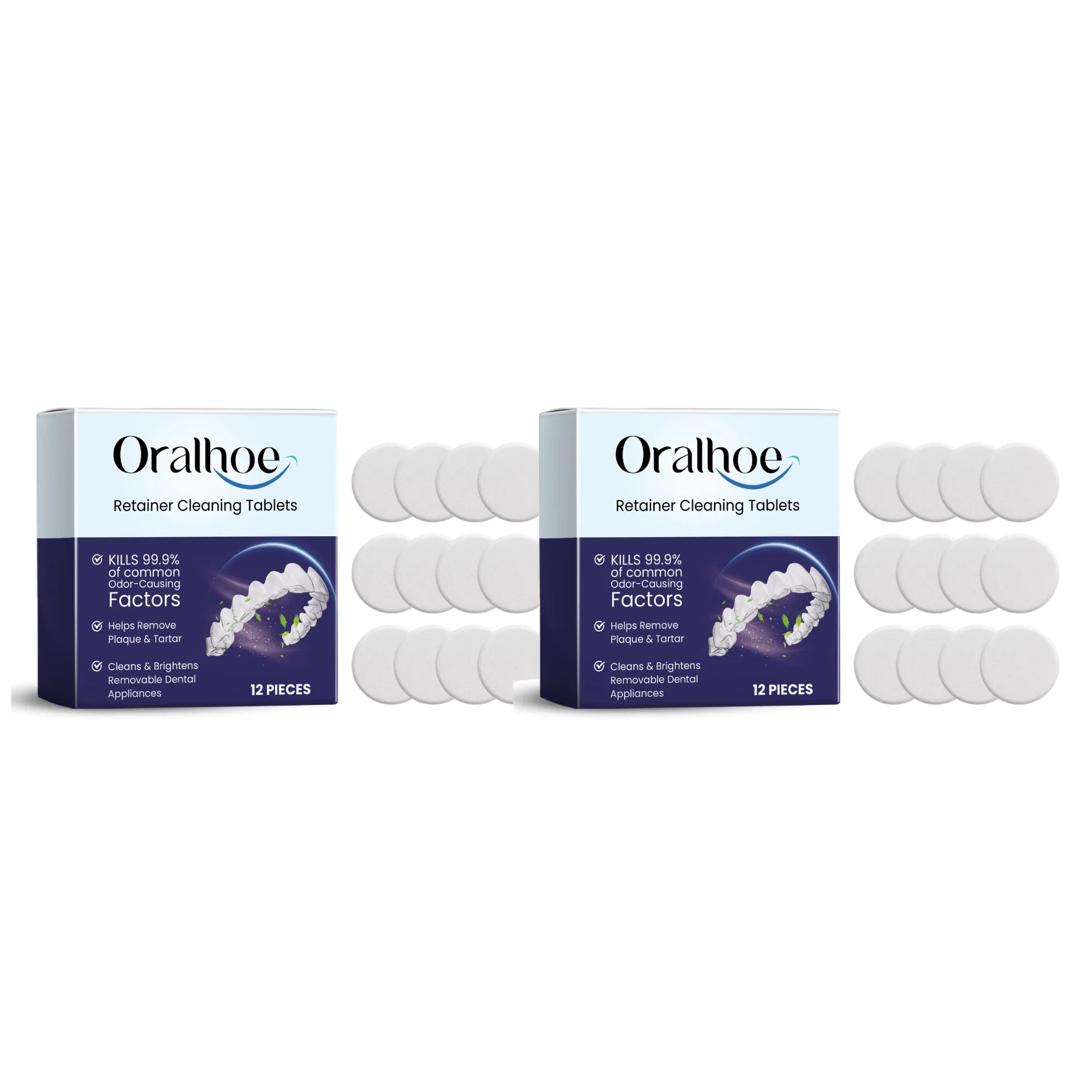 Effervescent Denture and Retainer Cleaning Tablets - 15