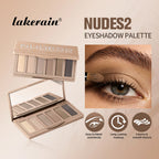 6-Color Matte Eyeshadow Palette for Natural and Smokey Eye Looks