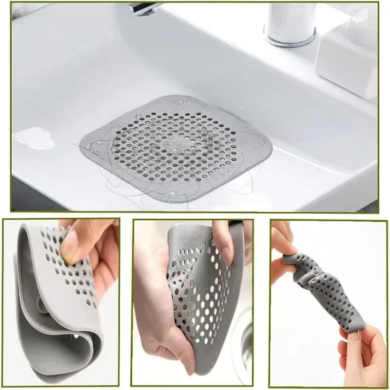 Anti-Clog Silicone Hair Catcher and Drain Strainer - 3