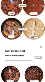 Electric Stainless Steel Spice and Grain Grinder