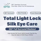 Silk Sleep Mask for Total Blackout and Rest