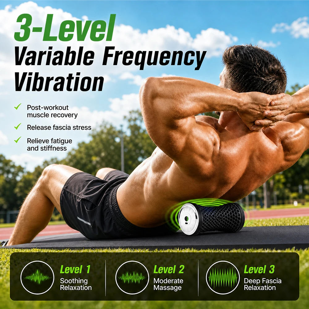 Electric Vibrating Massage Roller for Muscle Recovery - 2
