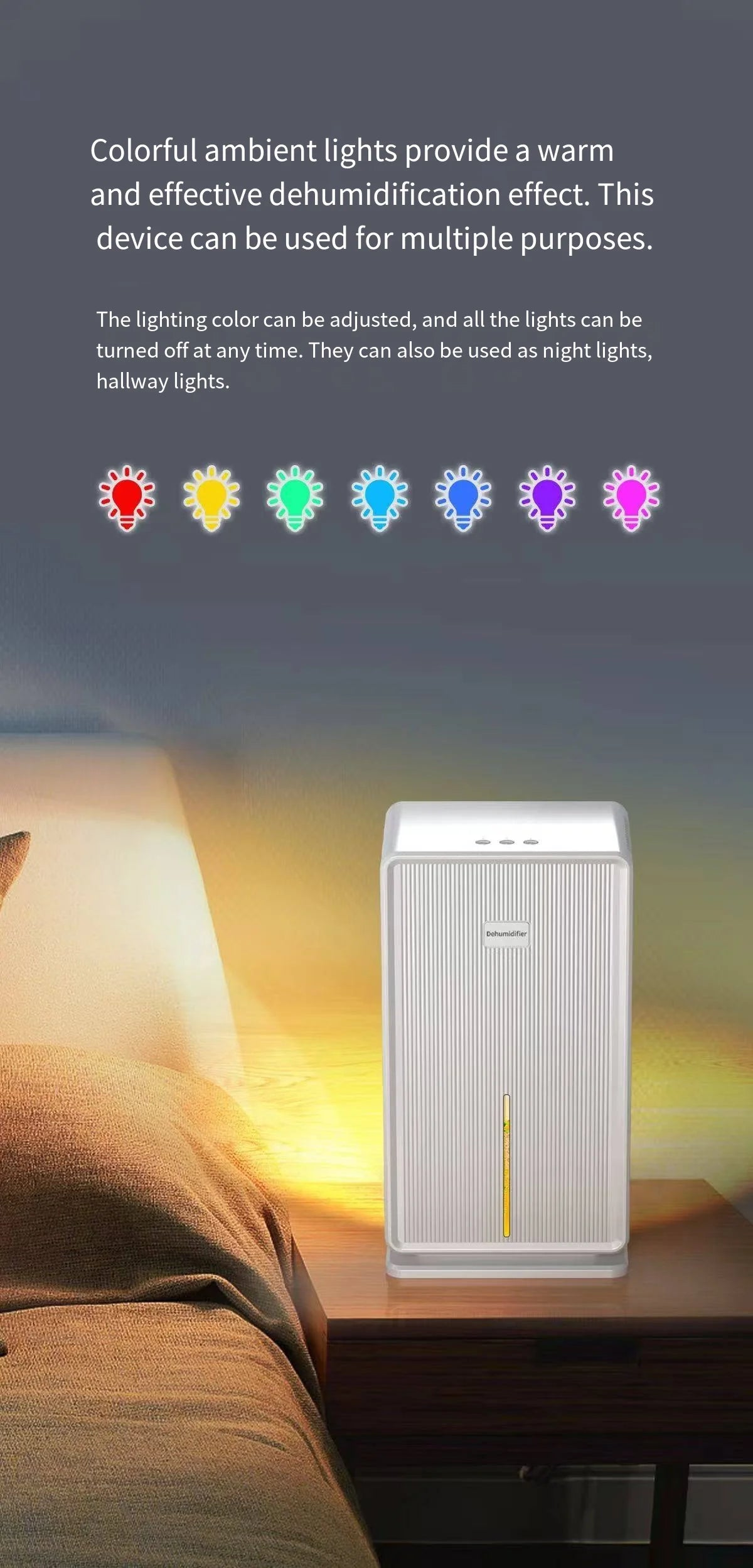 Electric Air Dehumidifier for Home and Basement - 11