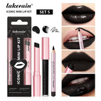 3-Piece Waterproof Matte Lip Makeup Set