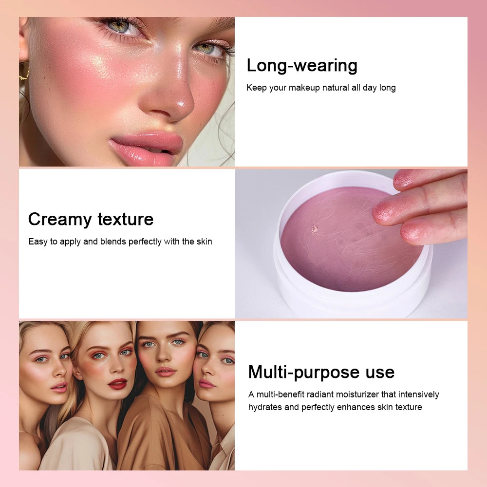 Multi-Purpose Radiant Cream Tint for Cheeks Lips and Eyes