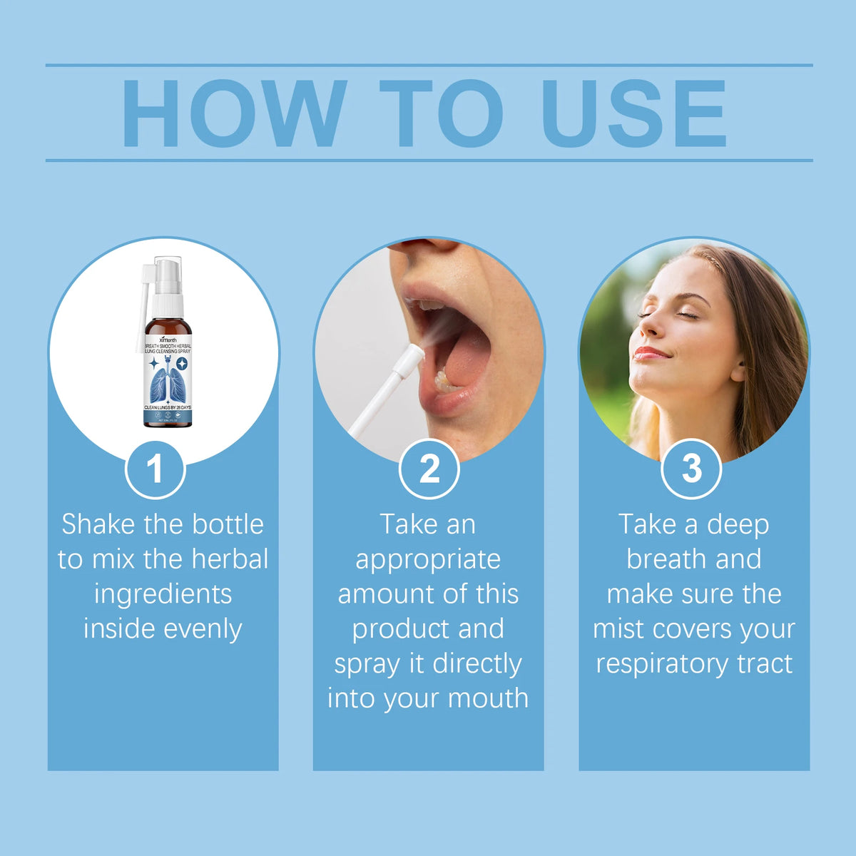 Herbal Nasal and Throat Cleansing Spray
