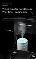 Portable Mini LED Car and Desk Humidifier