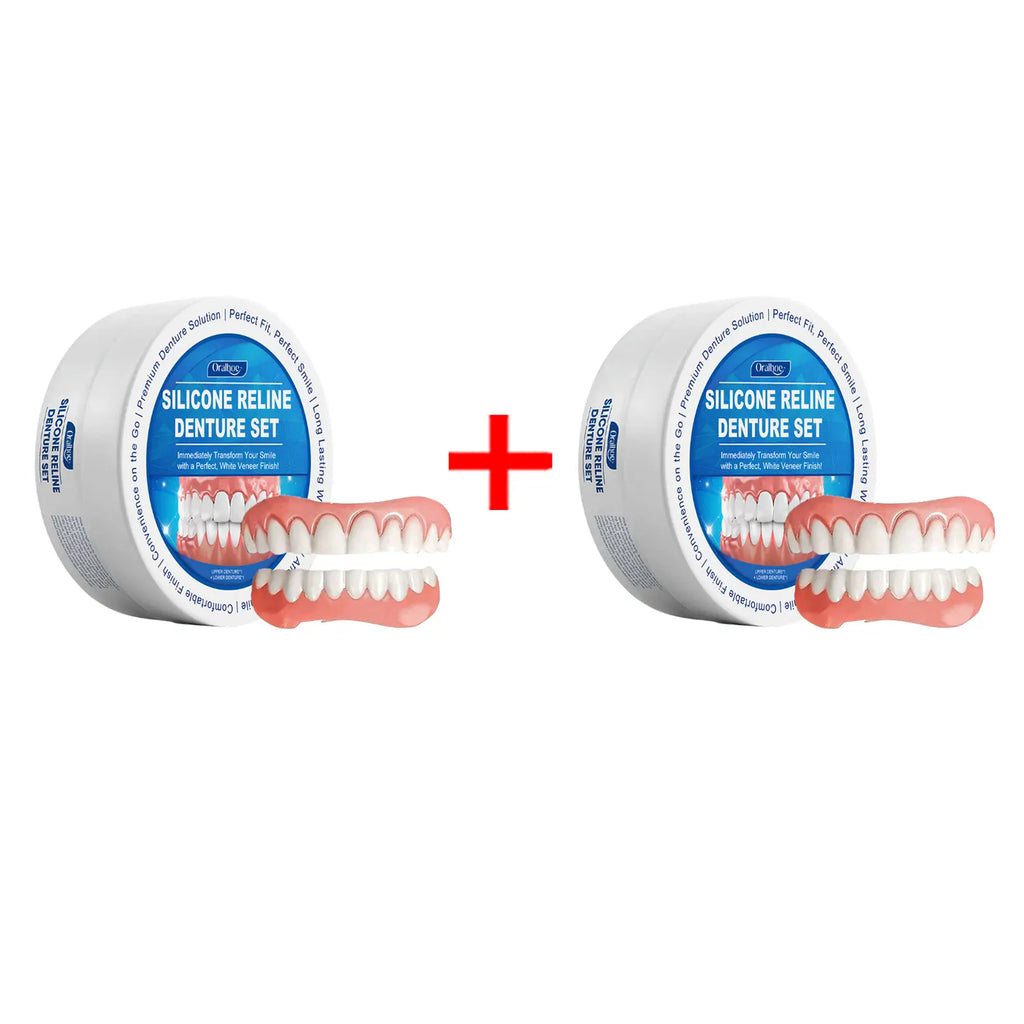 Flexible Silicone Denture Reline and Temporary Repair Kit