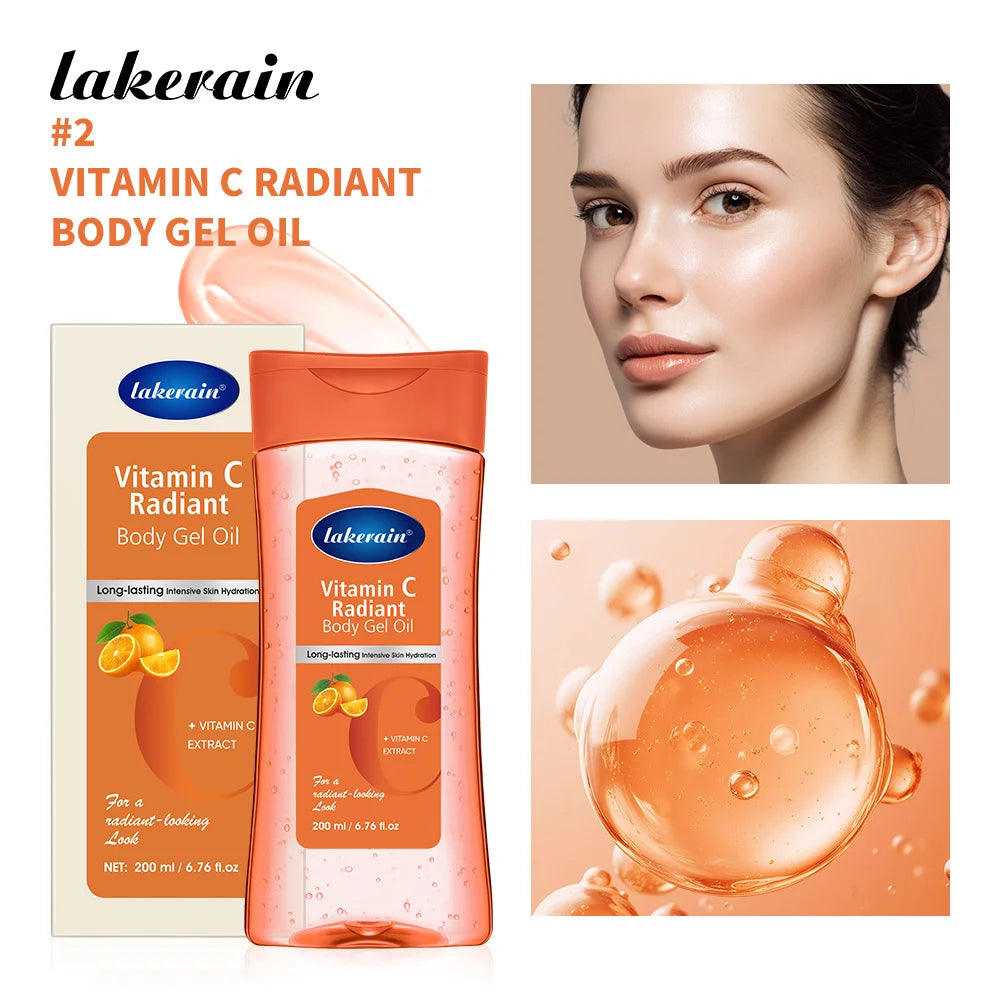 Radiant Cocoa Body Gel Oil for Hydrated Glowing Skin