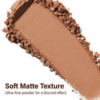 Buildable Matte Pressed Bronzer Powder for Face Contour