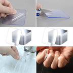 Extra Strong Transparent Double-Sided Adhesive Mounting Squares