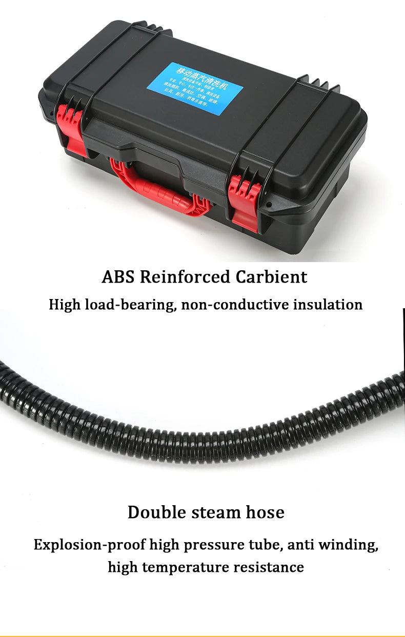High-Pressure Handheld Steam Cleaner for Home and Car - 14