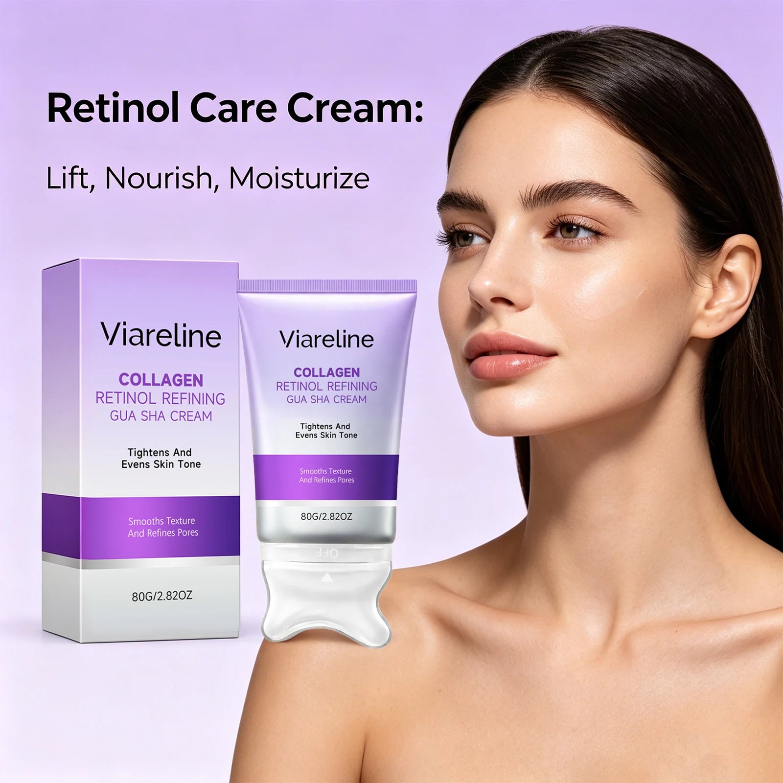 Collagen Retinol Sculpting Gua Sha Facial Cream - 3